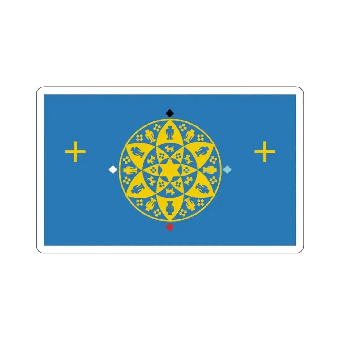 Flag of the Yavapai-Prescott Tribe STICKER Vinyl Die-Cut Decal - The Sticker Space