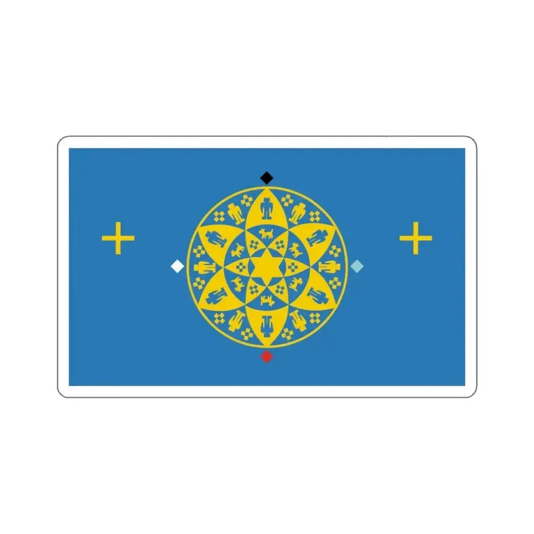 Flag of the Yavapai-Prescott Tribe STICKER Vinyl Die-Cut Decal - The Sticker Space