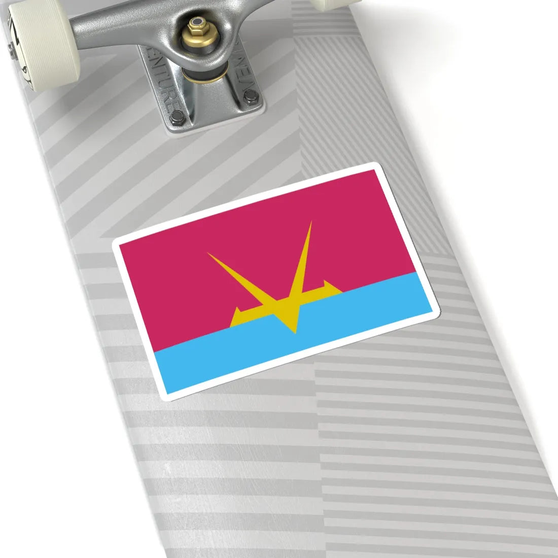 Flag of the Young Hebrews (Israel) STICKER Vinyl Kiss-Cut Decal - The Sticker Space