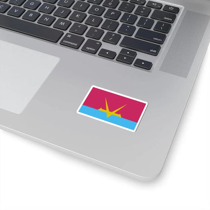 Flag of the Young Hebrews (Israel) STICKER Vinyl Kiss-Cut Decal - The Sticker Space