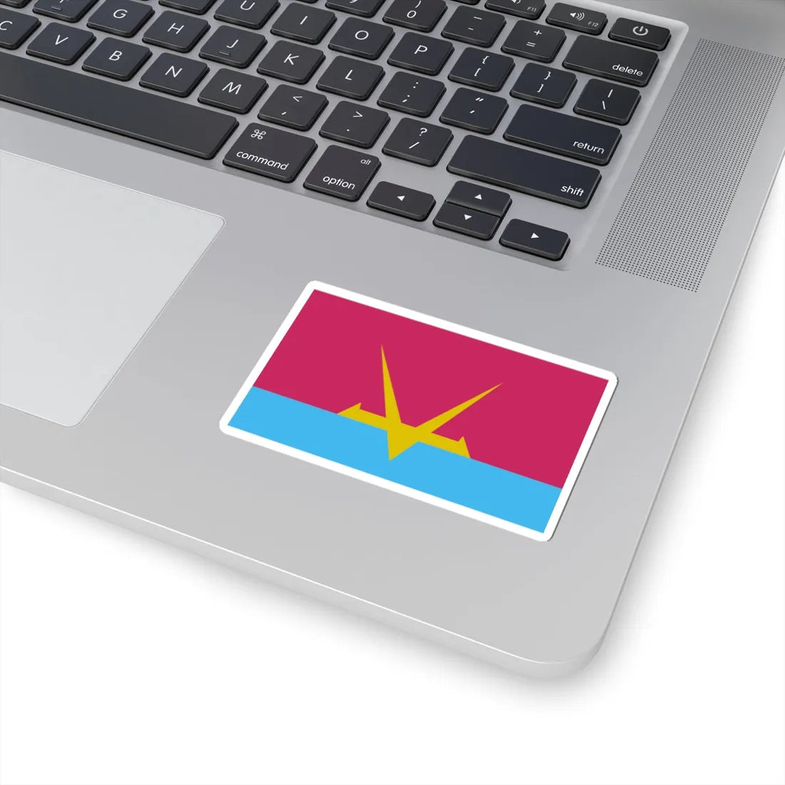 Flag of the Young Hebrews (Israel) STICKER Vinyl Kiss-Cut Decal - The Sticker Space