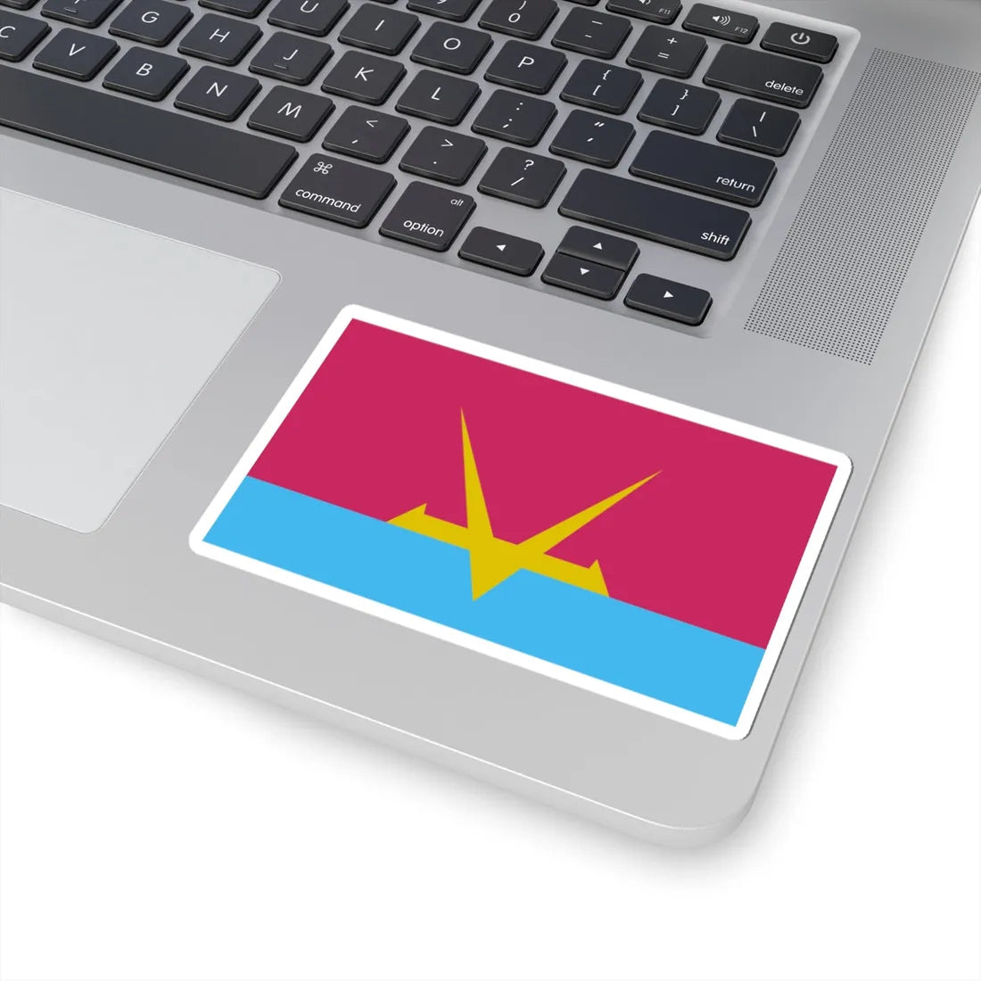 Flag of the Young Hebrews (Israel) STICKER Vinyl Kiss-Cut Decal - The Sticker Space