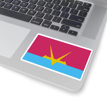 Flag of the Young Hebrews (Israel) STICKER Vinyl Kiss-Cut Decal - The Sticker Space