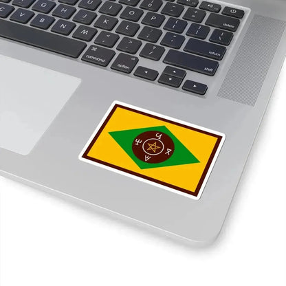 Flag of the Zaghawa (Chad) STICKER Vinyl Kiss-Cut Decal - The Sticker Space