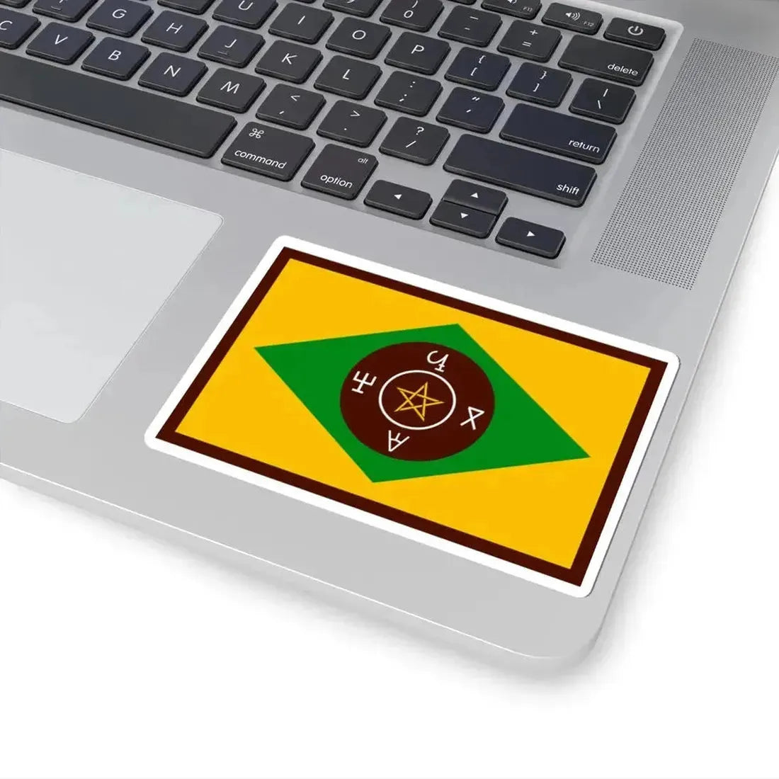 Flag of the Zaghawa (Chad) STICKER Vinyl Kiss-Cut Decal - The Sticker Space