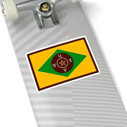 Flag of the Zaghawa (Chad) STICKER Vinyl Kiss-Cut Decal - The Sticker Space