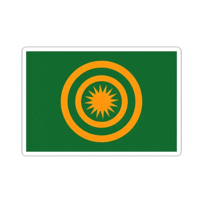 Flag of the Zhuang people (China) STICKER Vinyl Kiss-Cut Decal 3 Inch White - The Sticker Space