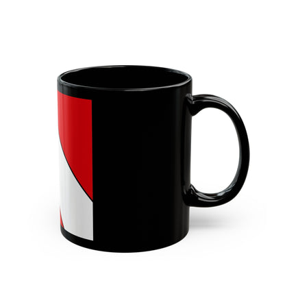 Flag of Thun Switzerland - Black Coffee Mug-The Sticker Space