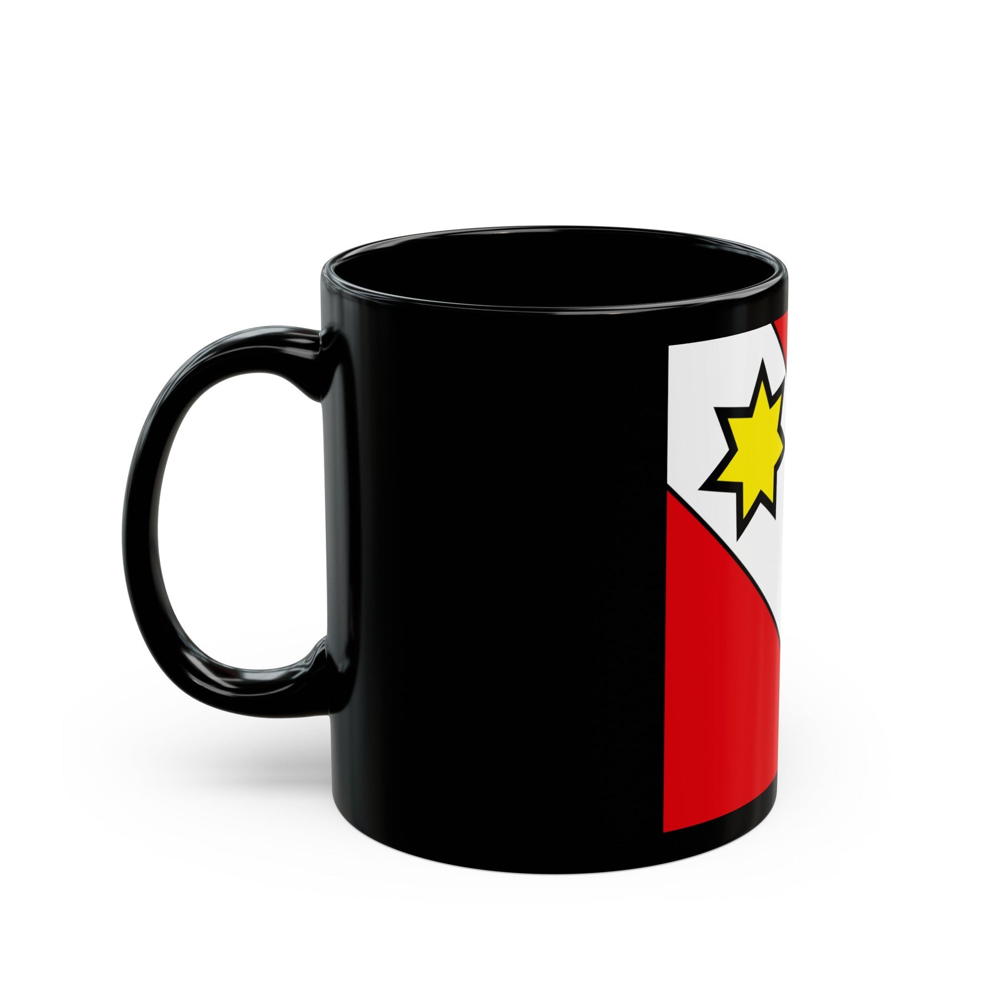 Flag of Thun Switzerland - Black Coffee Mug-The Sticker Space