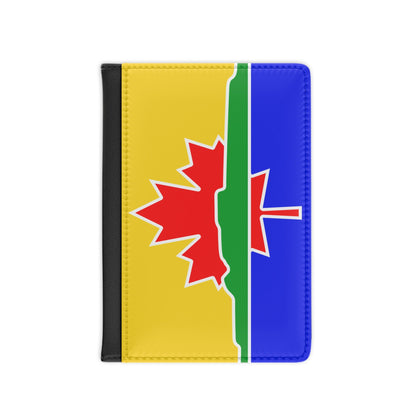 Flag of Thunder Bay Canada - Passport Holder