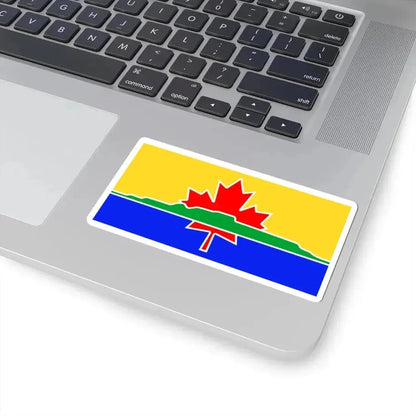Flag of Thunder Bay (Canada) STICKER Vinyl Kiss-Cut Decal - The Sticker Space
