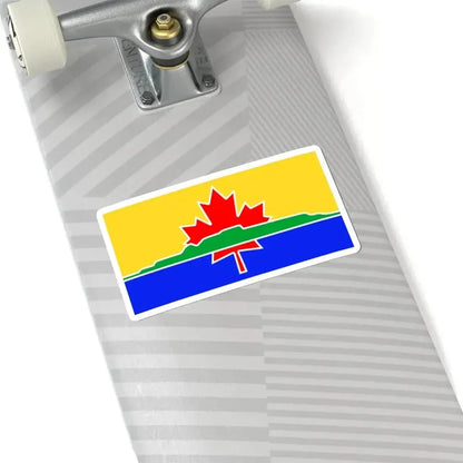 Flag of Thunder Bay (Canada) STICKER Vinyl Kiss-Cut Decal - The Sticker Space