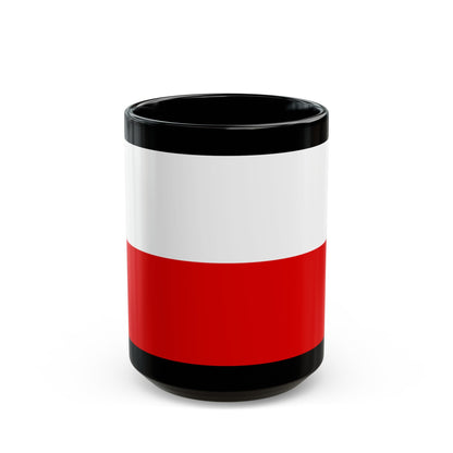 Flag of Thuringia Germany - Black Coffee Mug-15oz-The Sticker Space