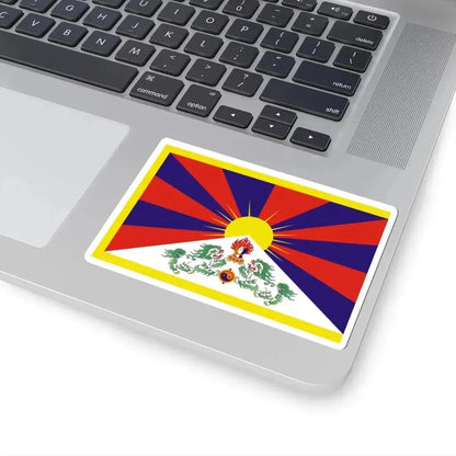 Flag of Tibet 3-2 (China) STICKER Vinyl Kiss-Cut Decal - The Sticker Space