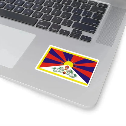 Flag of Tibet (China) STICKER Vinyl Kiss-Cut Decal - The Sticker Space