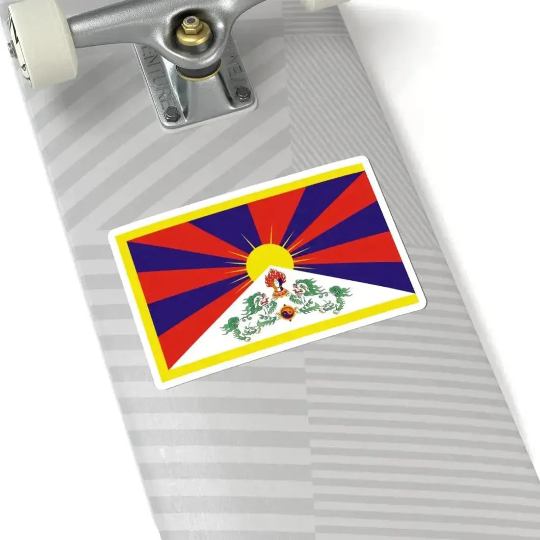 Flag of Tibet (China) STICKER Vinyl Kiss-Cut Decal - The Sticker Space