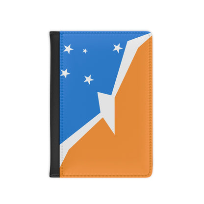 Flag of Tierra del Fuego Province Argentina - Passport Holder