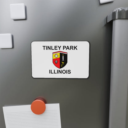 Flag of Tinley Park IL - Die-Cut Magnet-The Sticker Space