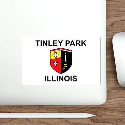 Flag of Tinley Park IL USA STICKER Vinyl Die-Cut Decal-The Sticker Space