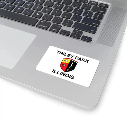 Flag of Tinley Park Illinois (United States) STICKER Vinyl Kiss-Cut Decal - The Sticker Space