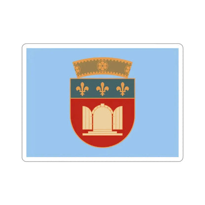 Flag of Tiranë Albania STICKER Vinyl Die-Cut Decal 2 Inch - The Sticker Space