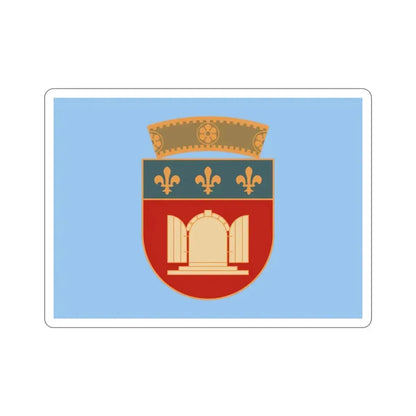 Flag of Tiranë Albania STICKER Vinyl Die-Cut Decal 3 Inch - The Sticker Space