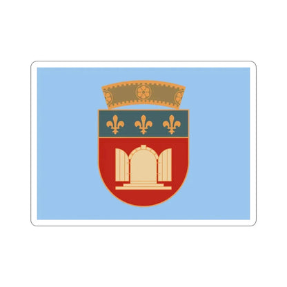 Flag of Tiranë Albania STICKER Vinyl Die-Cut Decal 3 Inch - The Sticker Space