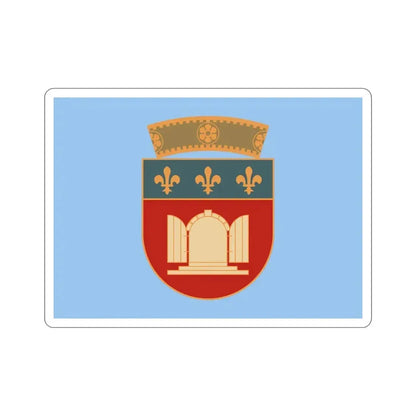 Flag of Tiranë Albania STICKER Vinyl Die-Cut Decal 4 Inch - The Sticker Space