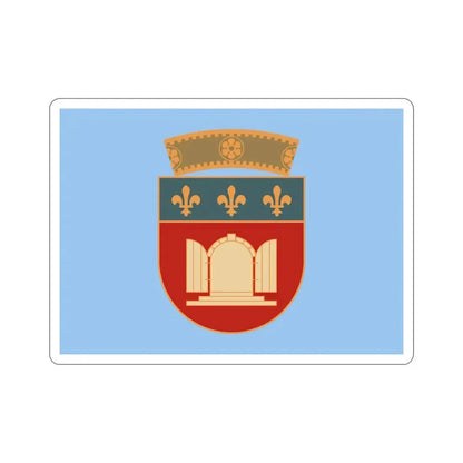 Flag of Tiranë Albania STICKER Vinyl Die-Cut Decal 6 Inch - The Sticker Space