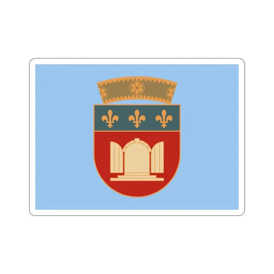 Flag of Tiranë Albania STICKER Vinyl Die-Cut Decal 6 Inch - The Sticker Space