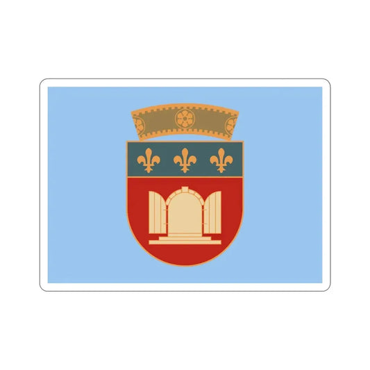 Flag of Tiranë Albania STICKER Vinyl Die-Cut Decal 6 Inch - The Sticker Space