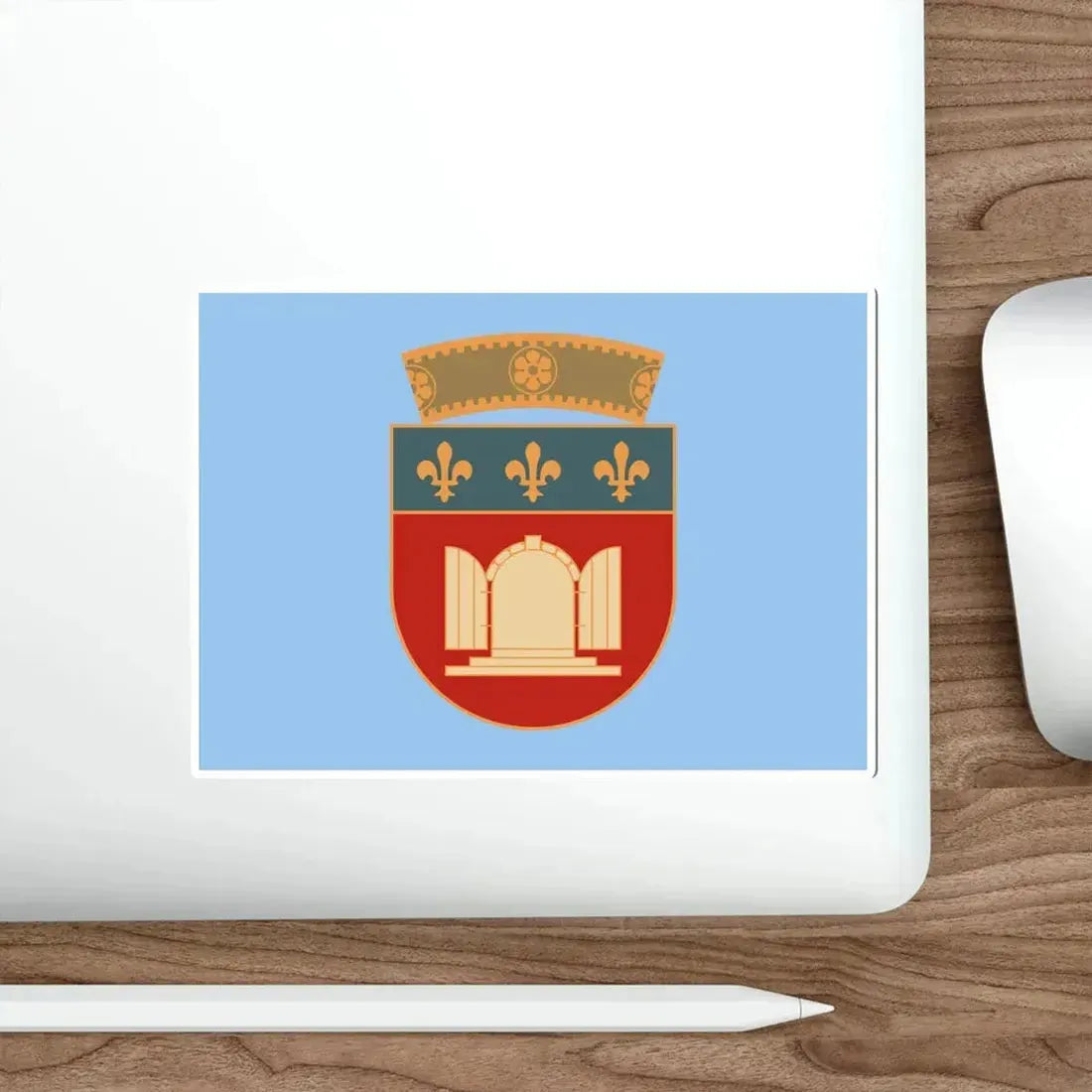 Flag of Tiranë Albania STICKER Vinyl Die-Cut Decal - The Sticker Space