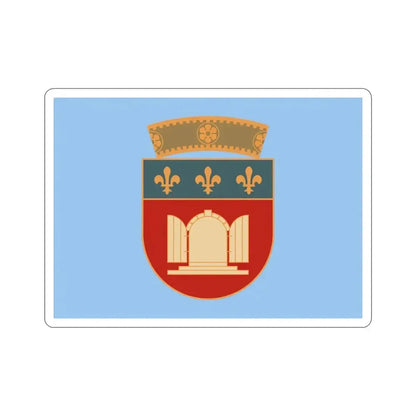 Flag of Tiranë Albania STICKER Vinyl Die-Cut Decal - The Sticker Space