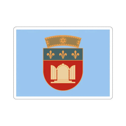 Flag of Tiranë Albania STICKER Vinyl Die-Cut Decal - The Sticker Space