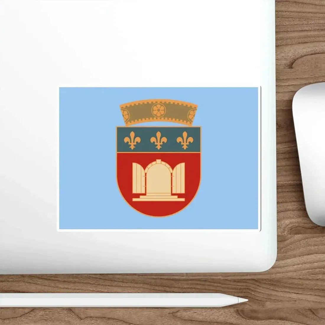 Flag of Tiranë Albania STICKER Vinyl Die-Cut Decal - The Sticker Space