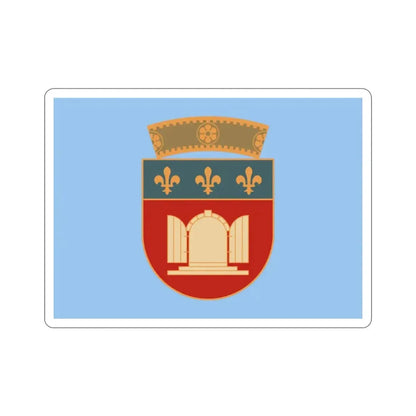 Flag of Tiranë Albania STICKER Vinyl Die-Cut Decal - The Sticker Space