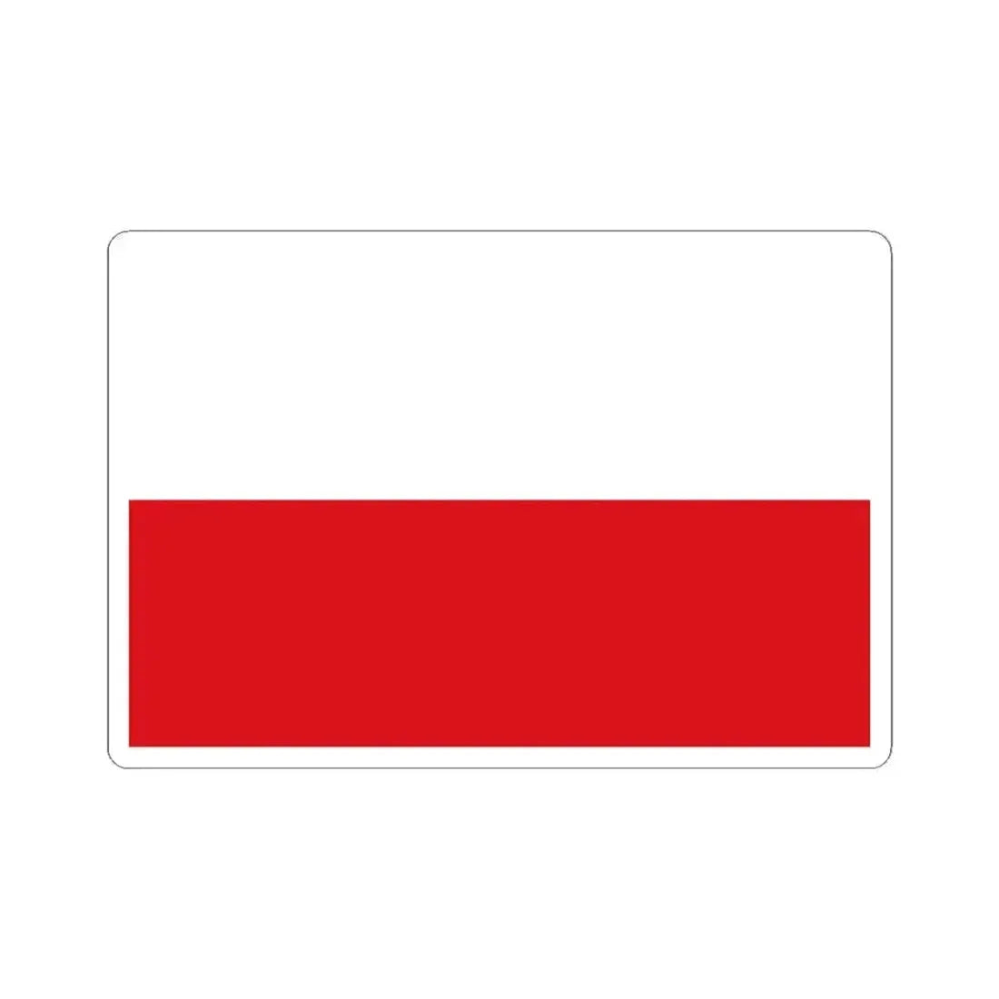 Flag of Tirol and Upper Austria (Austria) STICKER Vinyl Kiss-Cut Decal 4 Inch White - The Sticker Space