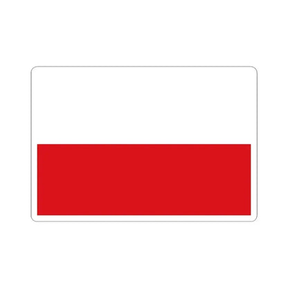 Flag of Tirol and Upper Austria (Austria) STICKER Vinyl Kiss-Cut Decal 4 Inch White - The Sticker Space