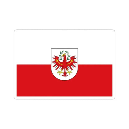 Flag of Tirol state (Austria) STICKER Vinyl Kiss-Cut Decal 2 Inch White - The Sticker Space