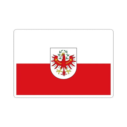 Flag of Tirol state (Austria) STICKER Vinyl Kiss-Cut Decal 3 Inch White - The Sticker Space