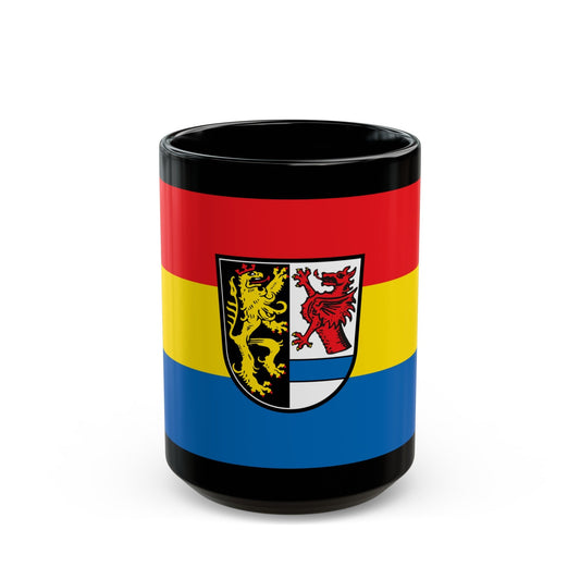 Flag of Tirschenreuth Germany - Black Coffee Mug-15oz-The Sticker Space