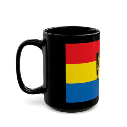 Flag of Tirschenreuth Germany - Black Coffee Mug-The Sticker Space