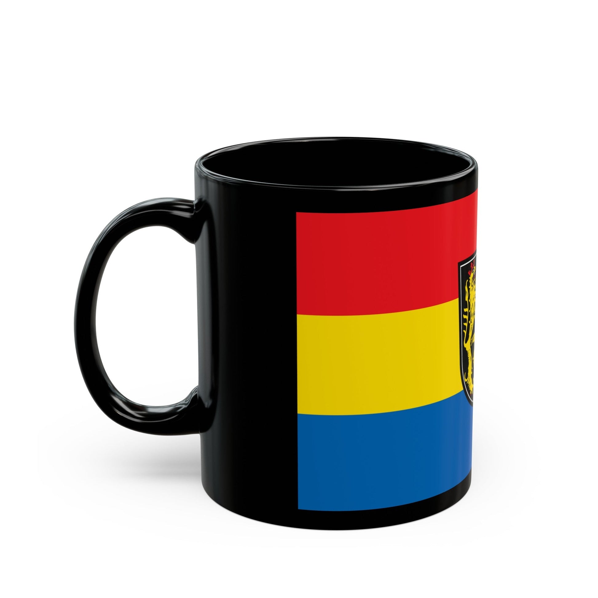 Flag of Tirschenreuth Germany - Black Coffee Mug-The Sticker Space