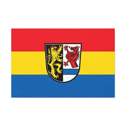 Flag of Tirschenreuth Germany - Canvas Wall Art 30" x 20" 1.25" - The Sticker Space