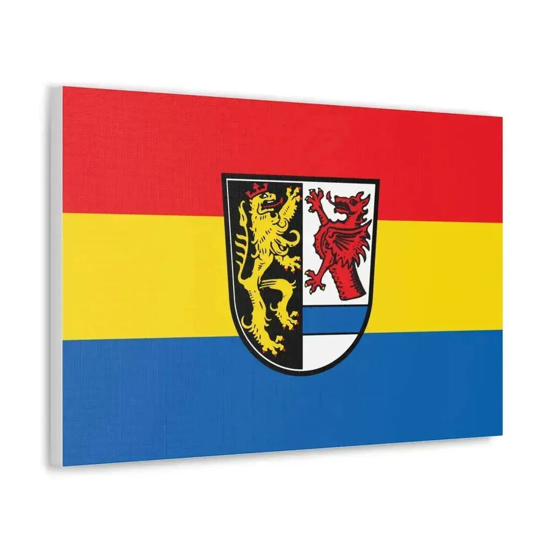 Flag of Tirschenreuth Germany - Canvas Wall Art - The Sticker Space