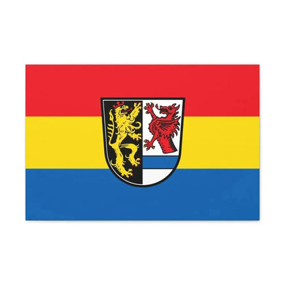 Flag of Tirschenreuth Germany - Canvas Wall Art - The Sticker Space