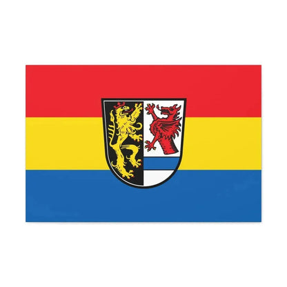 Flag of Tirschenreuth Germany - Canvas Wall Art - The Sticker Space