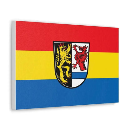 Flag of Tirschenreuth Germany - Canvas Wall Art - The Sticker Space