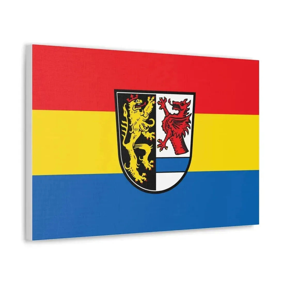 Flag of Tirschenreuth Germany - Canvas Wall Art - The Sticker Space