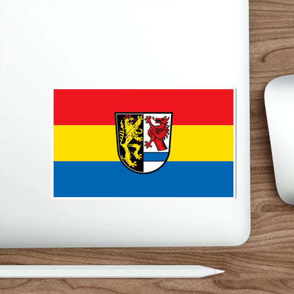 Flag of Tirschenreuth Germany STICKER Vinyl Die-Cut Decal-The Sticker Space